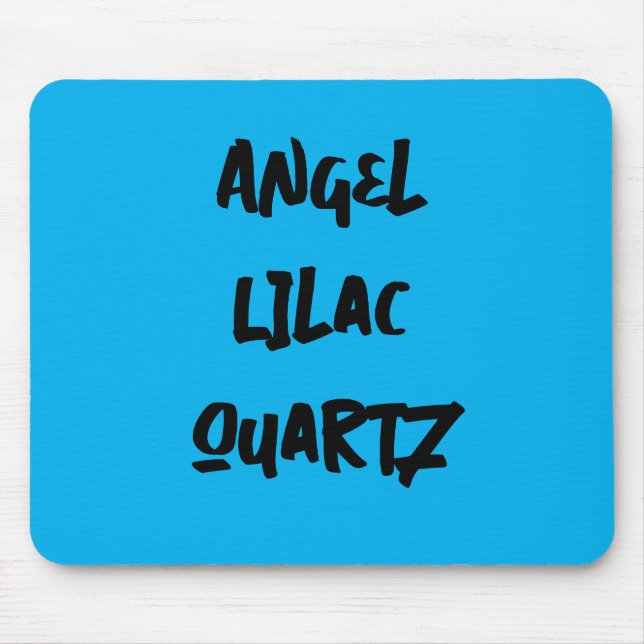 Mousepad Pad do Mouse com Nome de Cliente Azul (Frente)