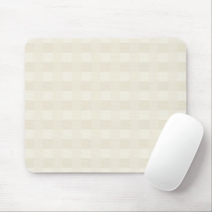 Mousepad Pad do mouse Cream Gingham Xadrez Pattern