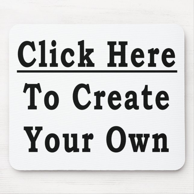 Mousepad Pad do mouse (Crie o seu (Frente)