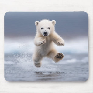 Mousepad Pad do Mouse Cubo Polar Engraçado