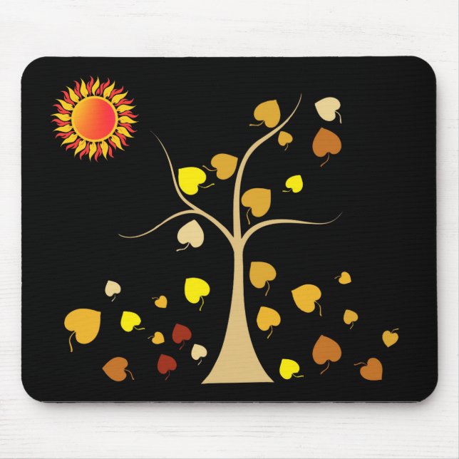 Mousepad Pad do mouse da árvore de amor (Frente)