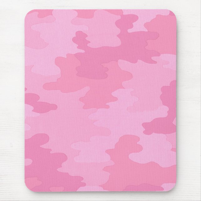 Mousepad Pad do mouse da Camouflagem Rosa (Frente)