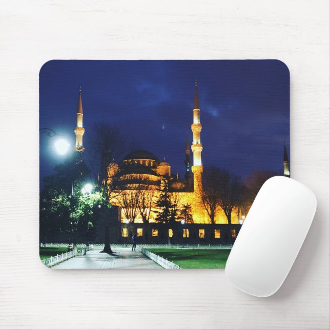Mousepad Pad do mouse da mesquita azul (Com mouse)