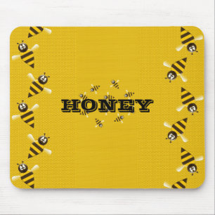 Mousepad Pad do mouse de abelhas