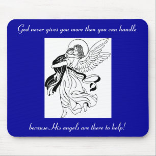 Mousepad Pad do Mouse de Ajuda do Angel