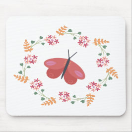 Mousepad Pad do mouse de borboleta