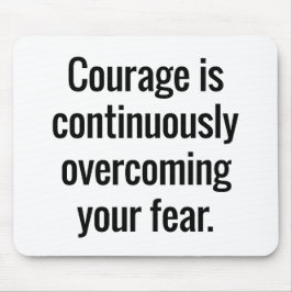 Mousepad Pad do mouse de coragem