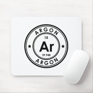 Mousepad Pad do mouse de elemento Argon