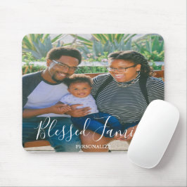 Mousepad Pad do mouse de fotos da família