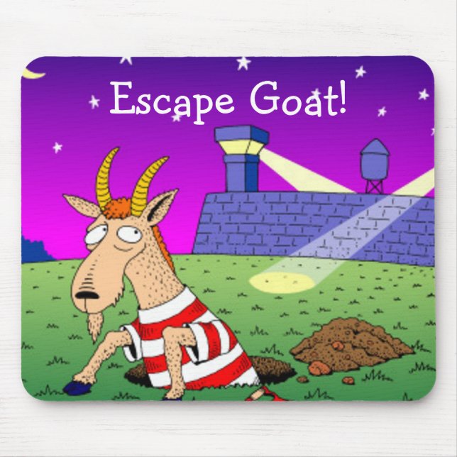 Mousepad Pad do mouse de Goat Escape (Frente)