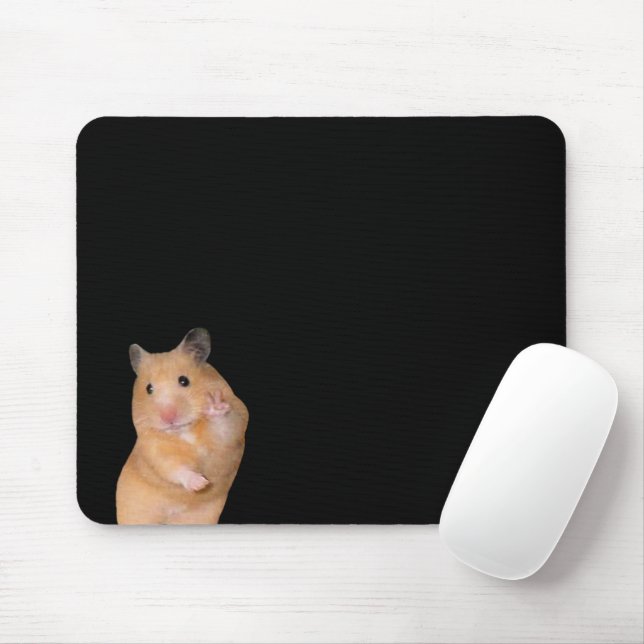 Mousepad Pad do Mouse de Hamster de Paz (Com mouse)