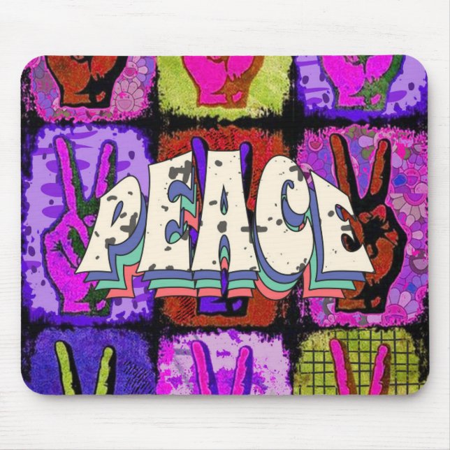 Mousepad Pad do Mouse de Paz (Frente)