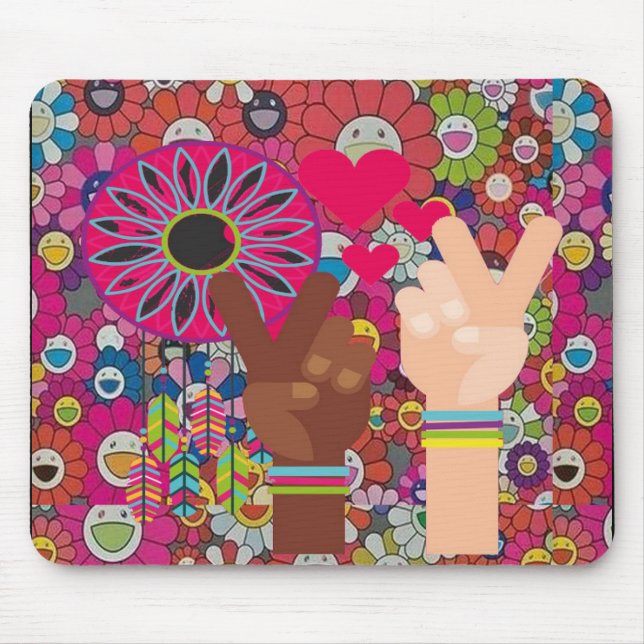 Mousepad Pad do Mouse de Paz (Frente)