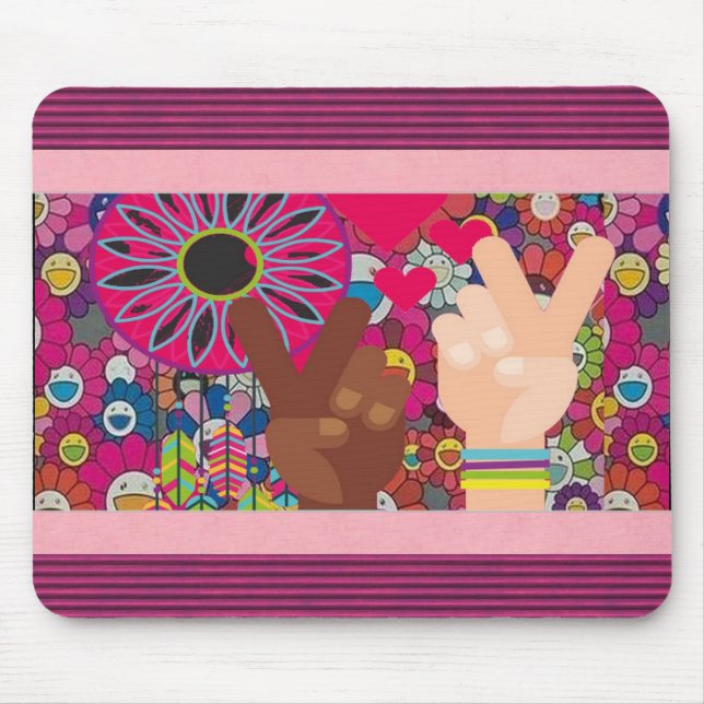 Mousepad Pad do Mouse de Paz (Frente)