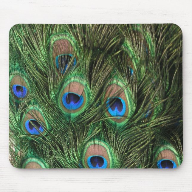 Mousepad Pad do mouse de pena de peacock (Frente)
