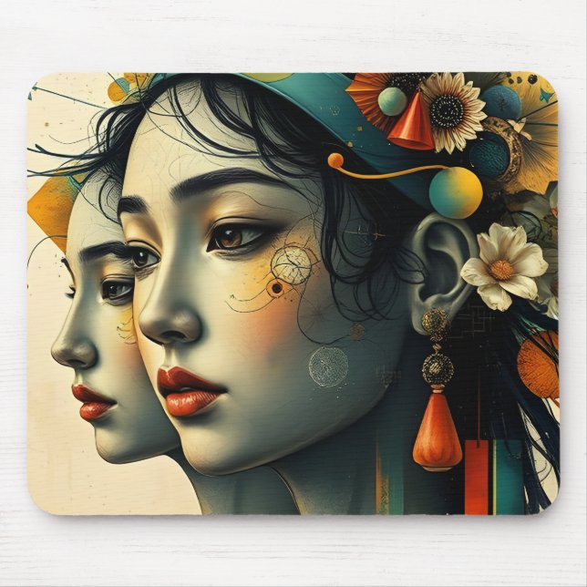 Mousepad Pad do mouse de pop Art (Frente)