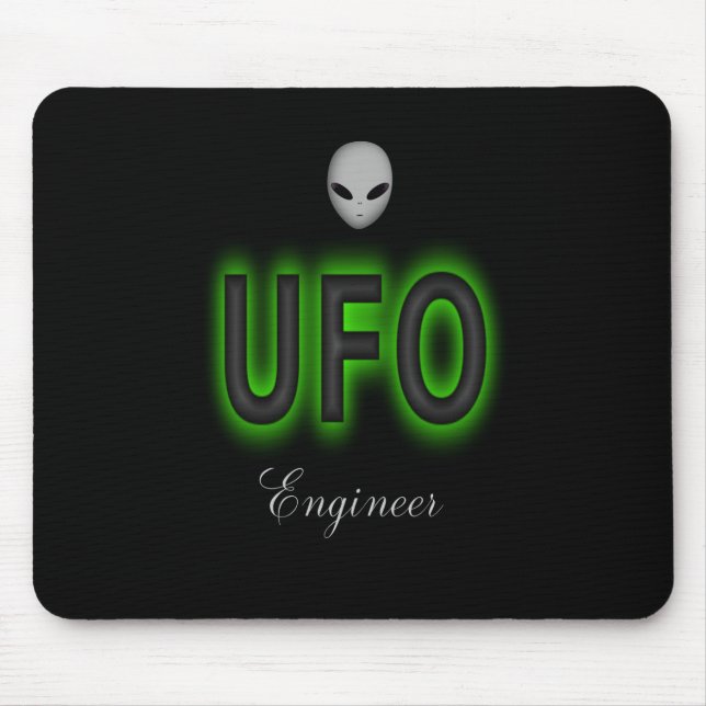 Mousepad Pad do mouse do Engenheiro UFO (Frente)