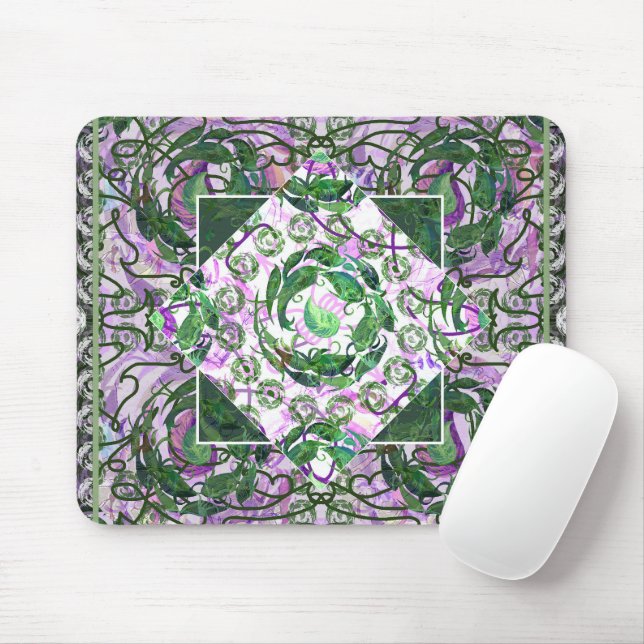 Mousepad Pad do mouse do Jardim dos Estúdios de Blu Susea (Com mouse)