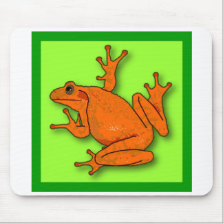 Mousepad Pad do mouse do Sapo laranja