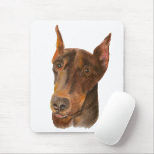 Mousepad Pad do mouse Doberman Pinscher