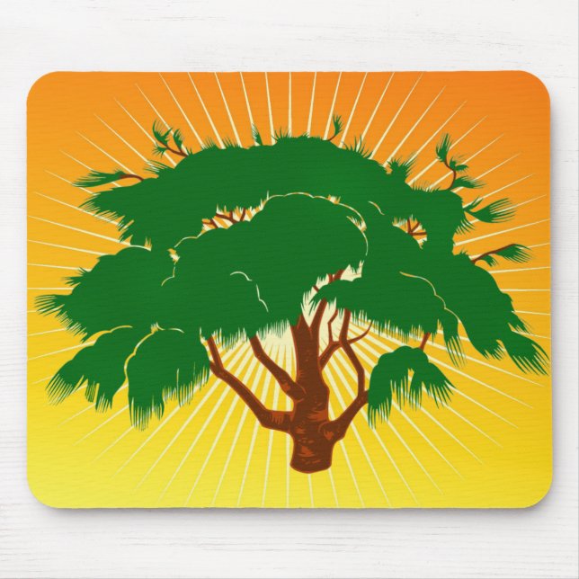 Mousepad Pad do mouse em árvore (Frente)