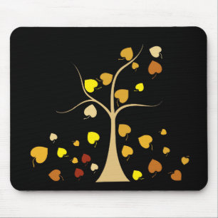 Mousepad Pad do mouse em árvore do amor