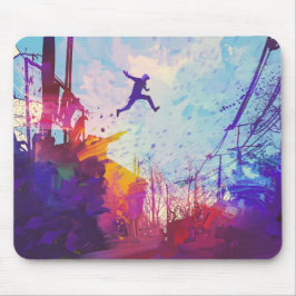 Mousepad Pad do mouse em execução urbana Parkour