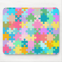 Pad do mouse em puzzle