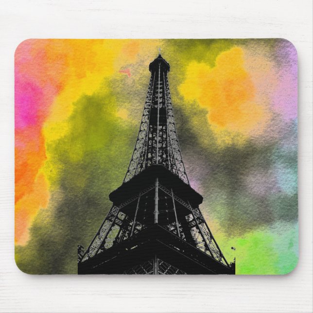 Mousepad Pad do mouse em torre Eiffel (Frente)