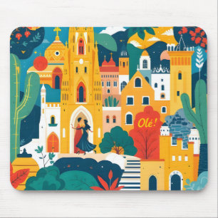 Mousepad Pad do mouse espanhol
