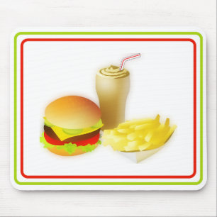 Mousepad Pad do mouse Fast Comida