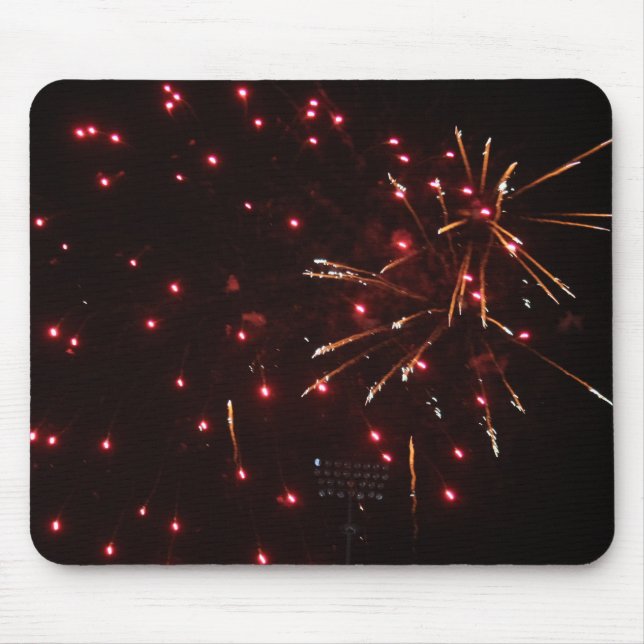 Mousepad Pad do mouse Fireworks (Frente)