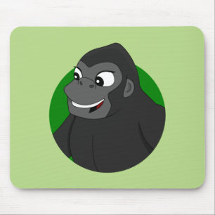 Mousepad Pad do mouse Gorilla Cartoon