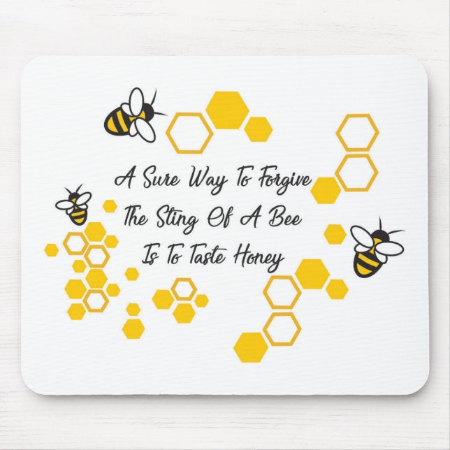 Mousepad Pad do Mouse Honeybee (Frente)