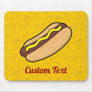 Mousepad Pad do mouse Hotdog