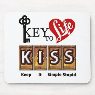 Mousepad Pad do mouse K.I.S.S