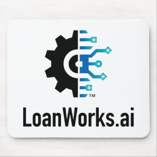 Mousepad Pad do mouse LoanWorks.ai - Branco