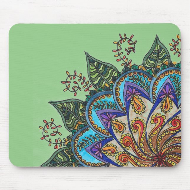 Mousepad Pad do mouse Mandala (Frente)