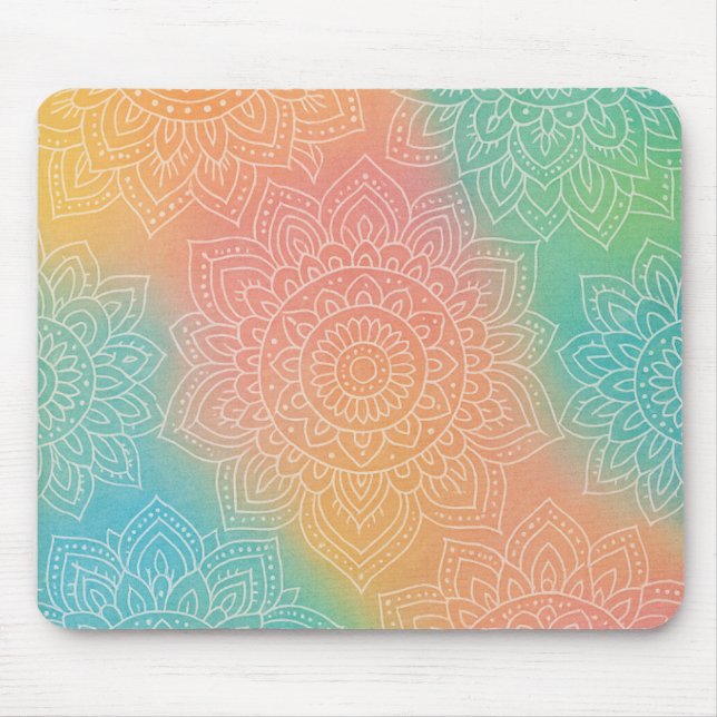 Mousepad Pad do mouse Mandala (Frente)