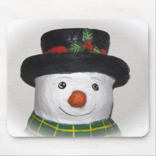 Mousepad Pad do Mouse Muito Bonito Snowman