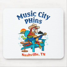 Pad do mouse Music City Phins