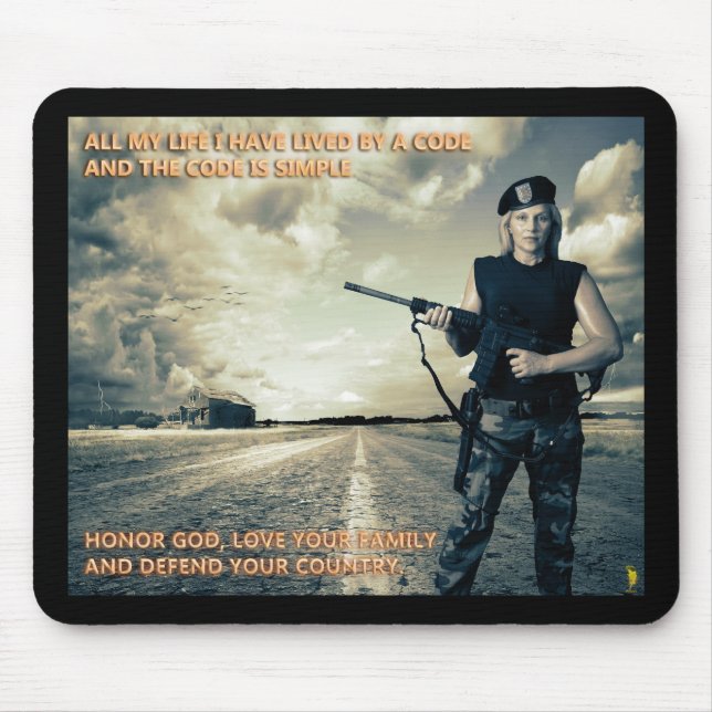 Mousepad Pad do mouse "O Código" (Frente)