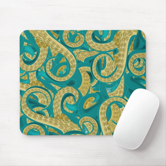 Mousepad Pad do mouse Octopus (Com mouse)