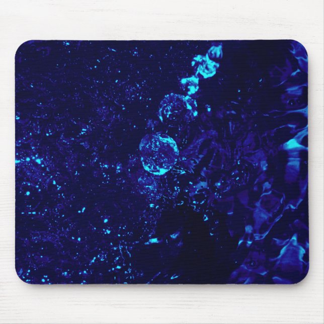 Mousepad Pad do Mouse Office com Bolhas de Azul (Frente)