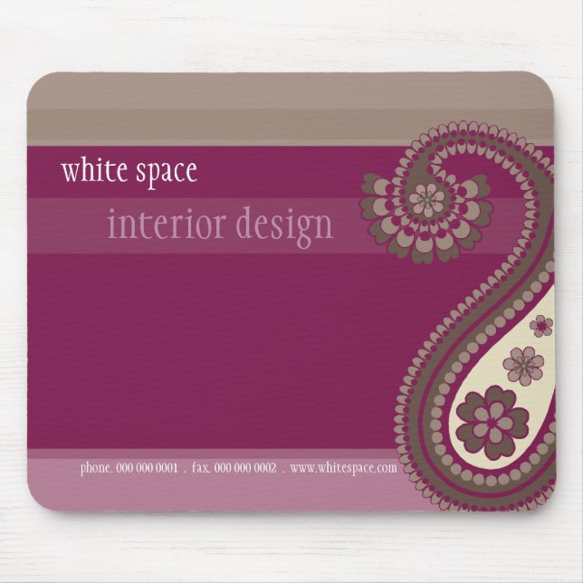 Mousepad PAD DO MOUSE: Paisley 3 (Frente)