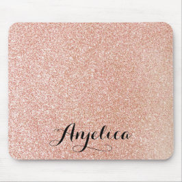 Mousepad Pad do mouse personalizado com nome Glitter Glitte