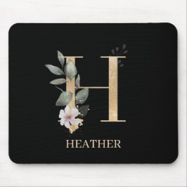 Mousepad Pad do mouse personalizado flexível H Monograma