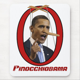Mousepad Pad do mouse Pinocchiobama