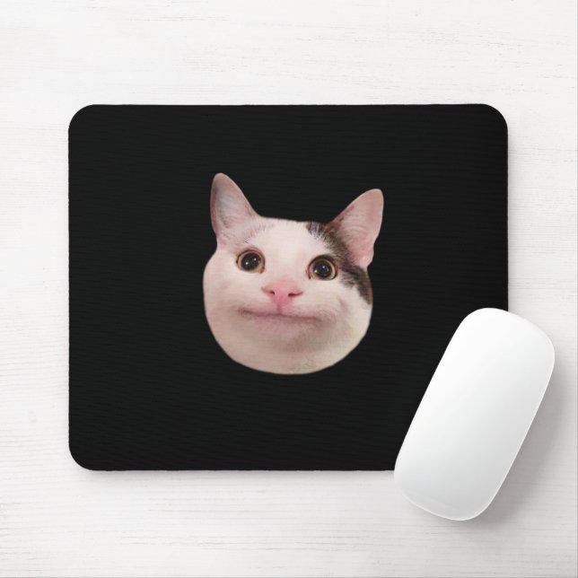 Mousepad Pad do Mouse Polite para Memória de Gato (Com mouse)