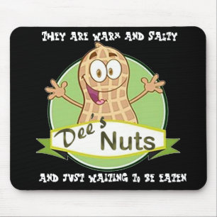 Mousepad Pad do mouse (preto) dos Loucos de Dee